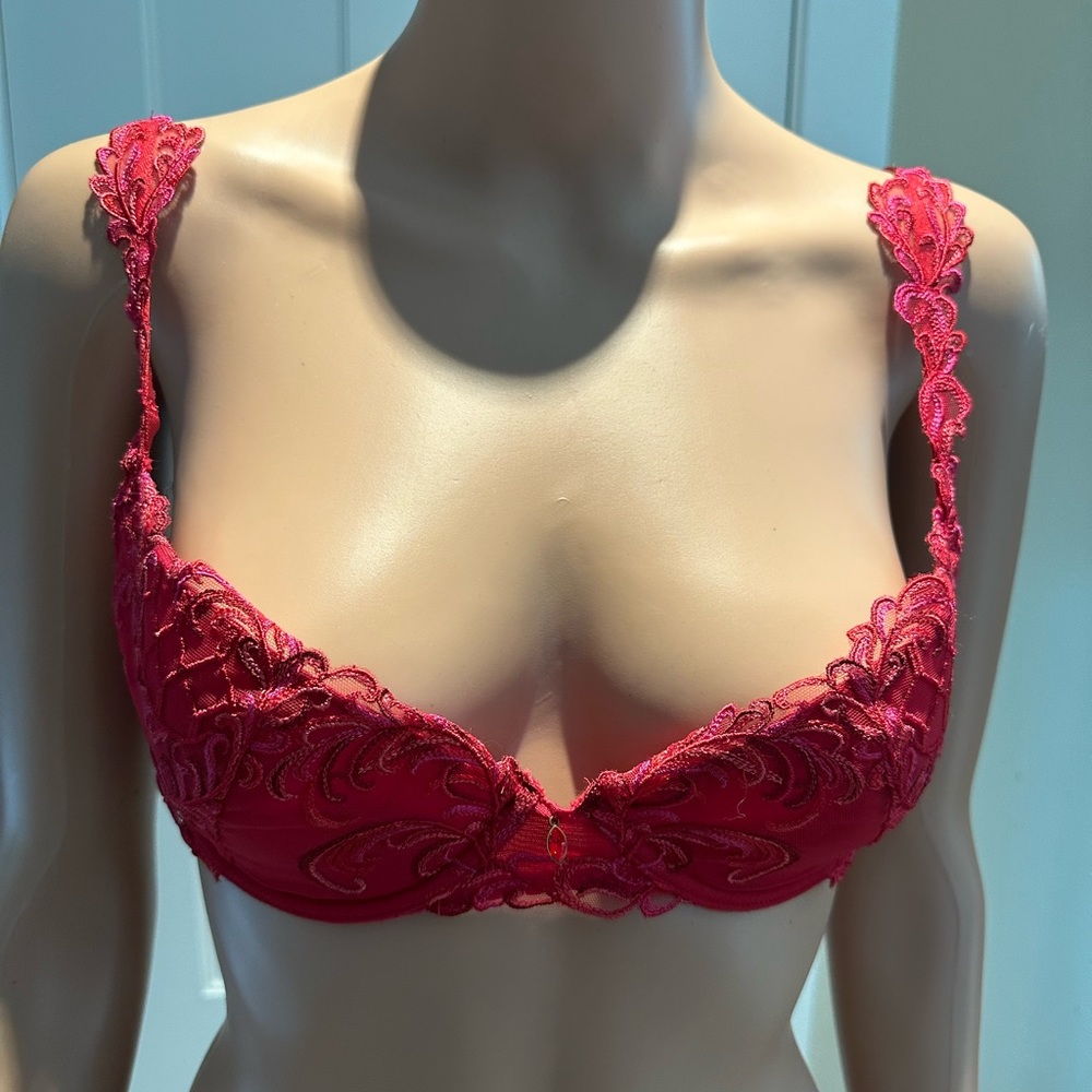 Lise Charmel Charm Eros Love Rubis French Lingerie Red Bra36B